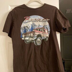 Ford Brown Bronco Graphic T-Shirt
